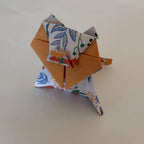 Sitting Lion Origami