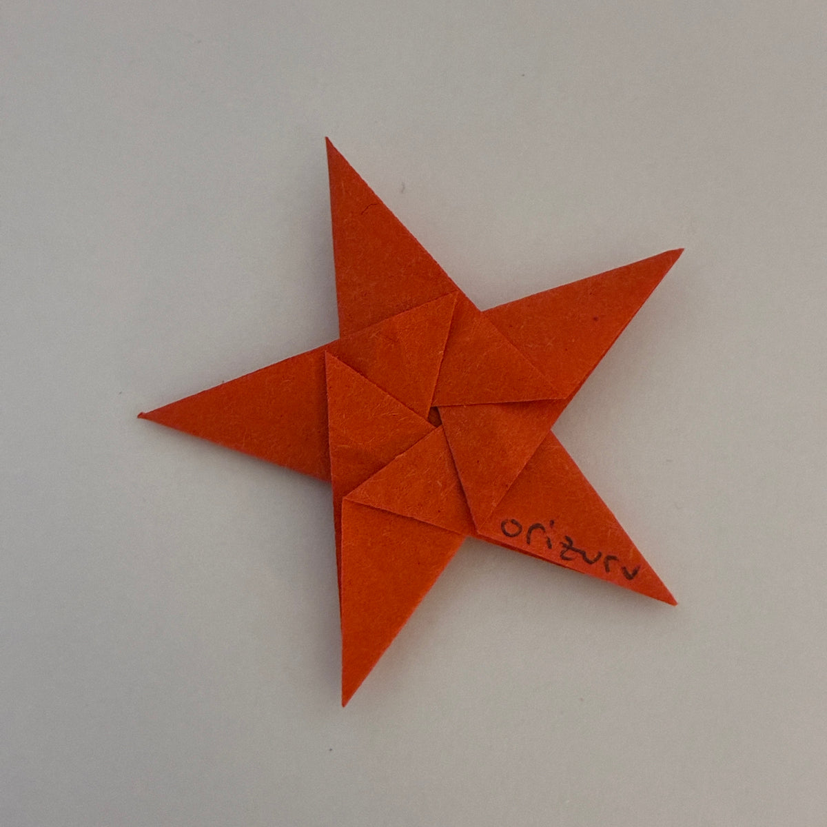 5-pointed Star Origami