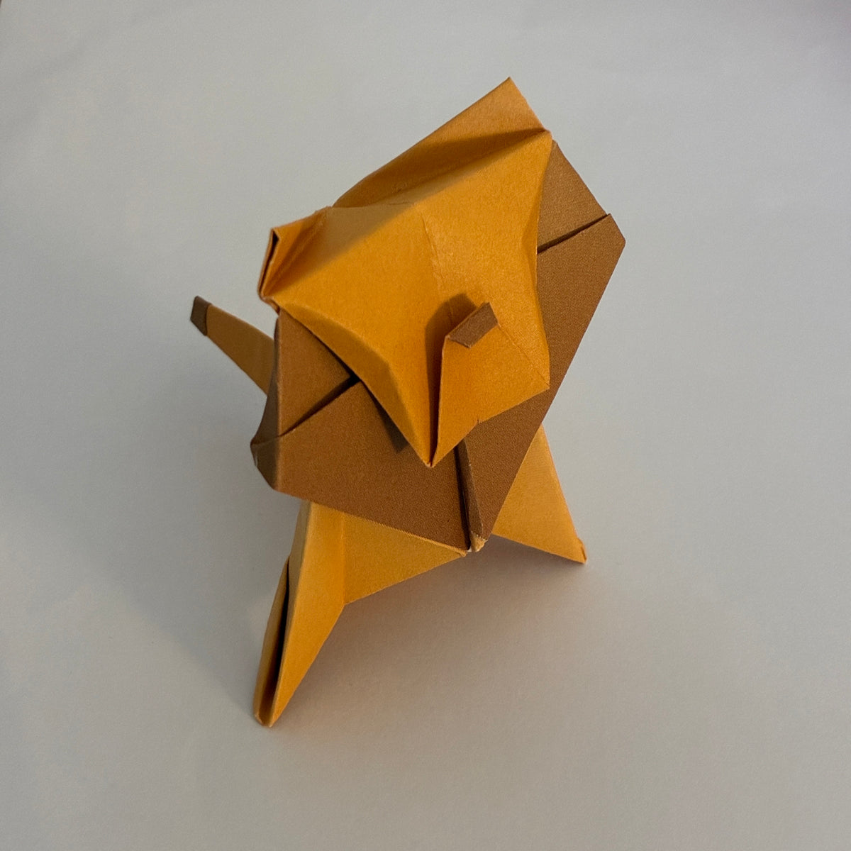 Sitting Lion Origami
