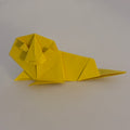 Lying Lion Origami
